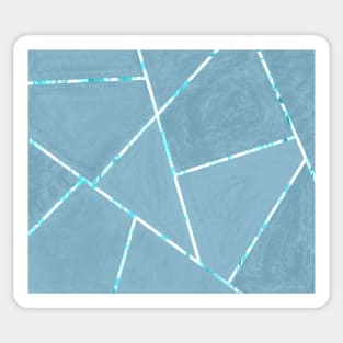 Blue Tile Pattern Sticker